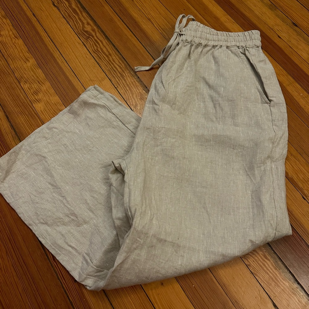 Linen Crop Pant